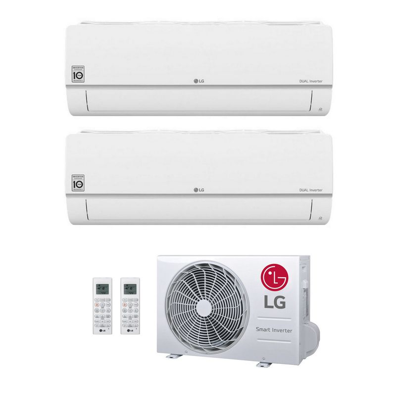 LG duo split-airco : 2.5 + 3.5 kW